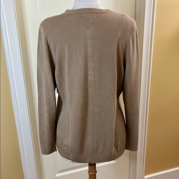 Tan Button-Up Cardigan - Picture 2 of 3